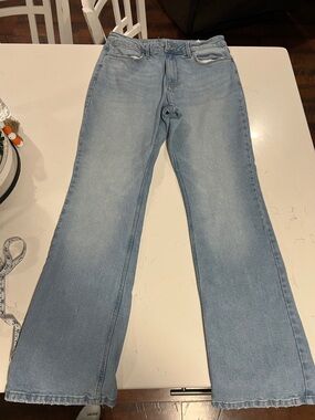 Wrangler Light Blue Wide Leg Flare Jeans